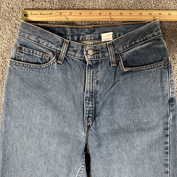 Vtg Levis 512 Jeans Women’s 11 S 28x29 High Waist Tapered Leg Denim Grunge Y2K - Picture 5 of 13